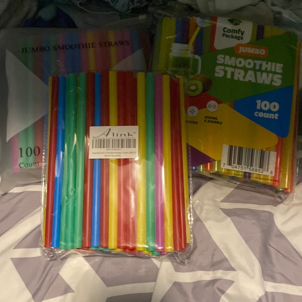 Smoothie Straws- ALL OFFERS ACCEPTED